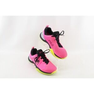 Fila Speed Serve Energized Knockout Pink/Safety Yellow/Black Tennis Shoes SZ 9.5